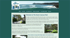 Desktop Screenshot of havencaravanpark.com